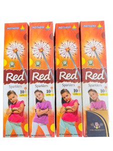 10CM RED SPARKLERS