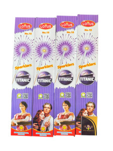 15cm VIOLET SPARKLERS