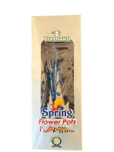 SPRING FLOWERPOTS - RED